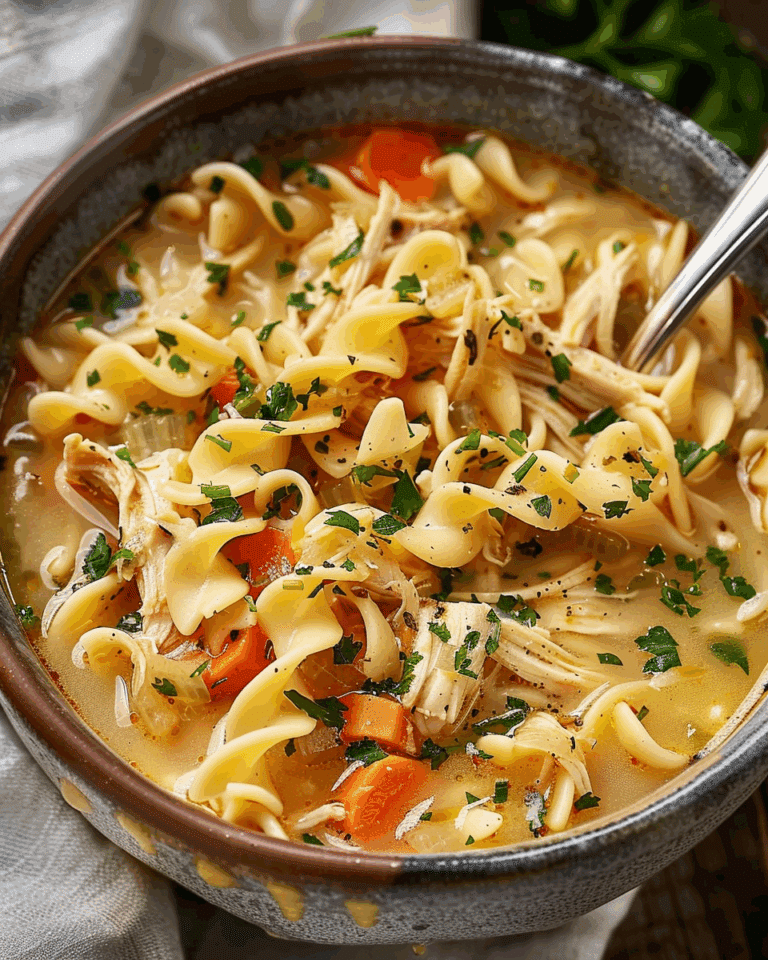 Crack Chicken Noodle Soup