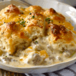 Biscuits and Gravy Casserole