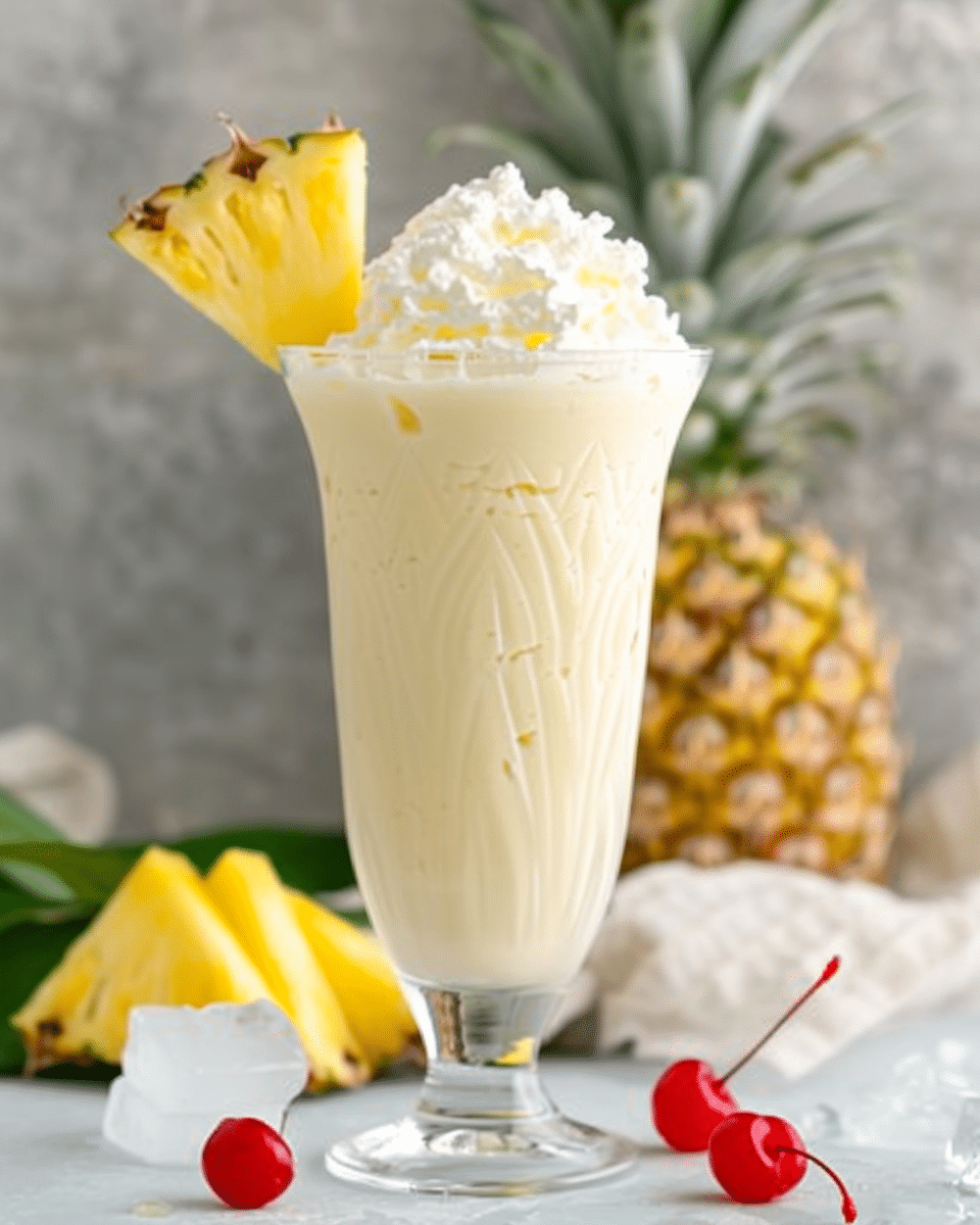 Pina Colada Milkshakes