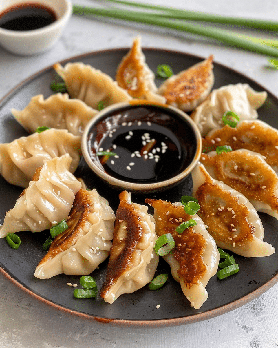 Chicken Potstickers (Pan-Fried Dumplings)