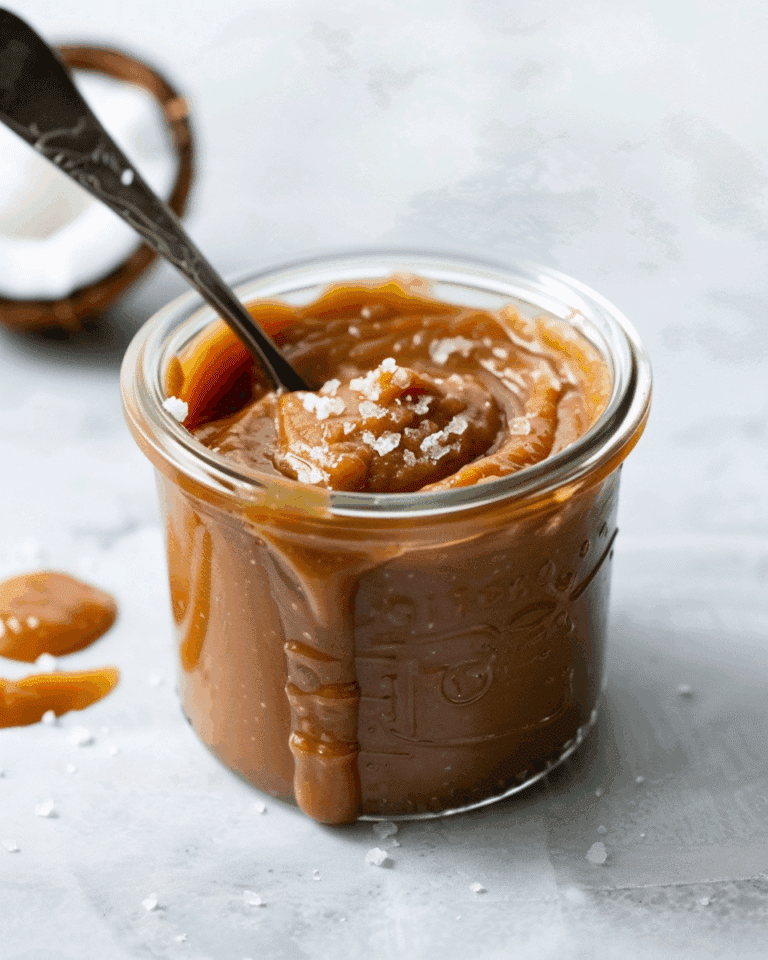 Salted Raw Caramel Dip