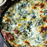 Cheesy Baked Spinach Artichoke Dip