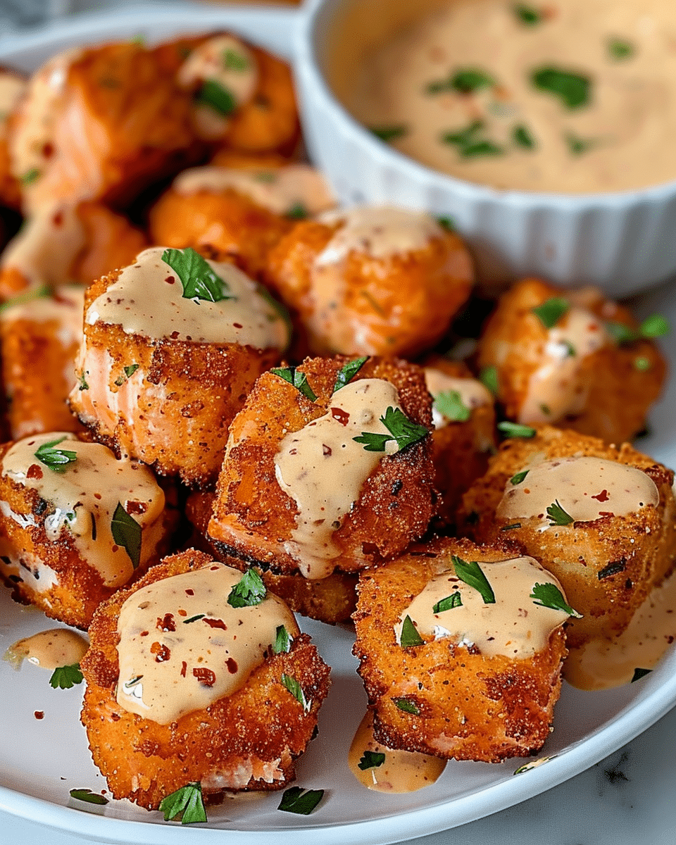 Bang Bang Salmon Bites