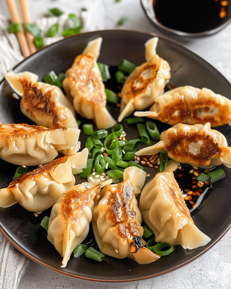 Chicken Potstickers (Pan-Fried Dumplings)