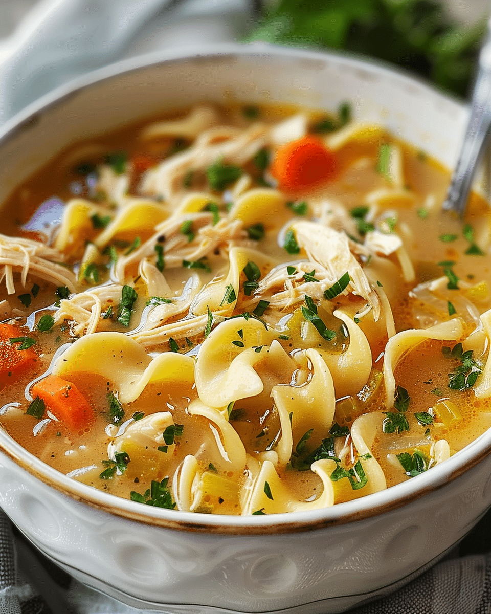 Crack Chicken Noodle Soup
