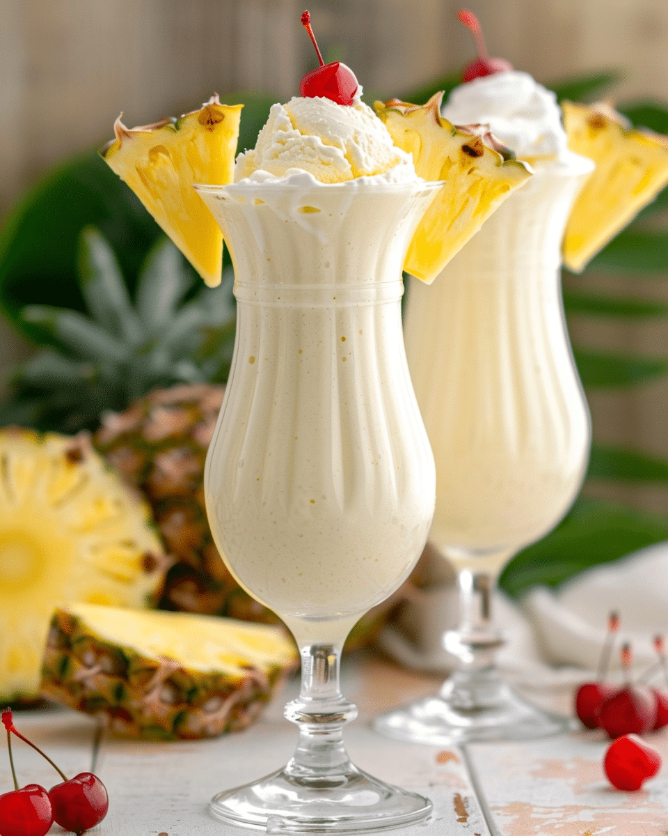 Pina Colada Milkshakes