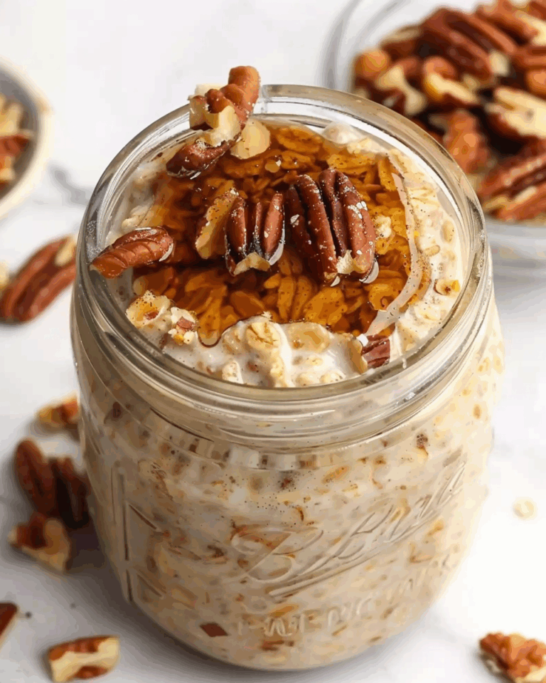 Maple Pecan Overnight Oats