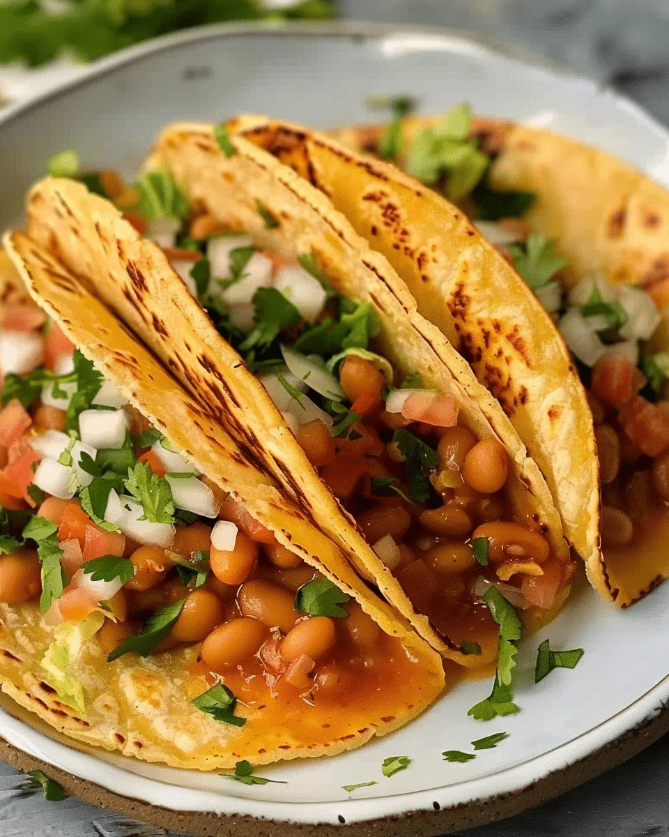 Crispy Pinto Bean Tacos