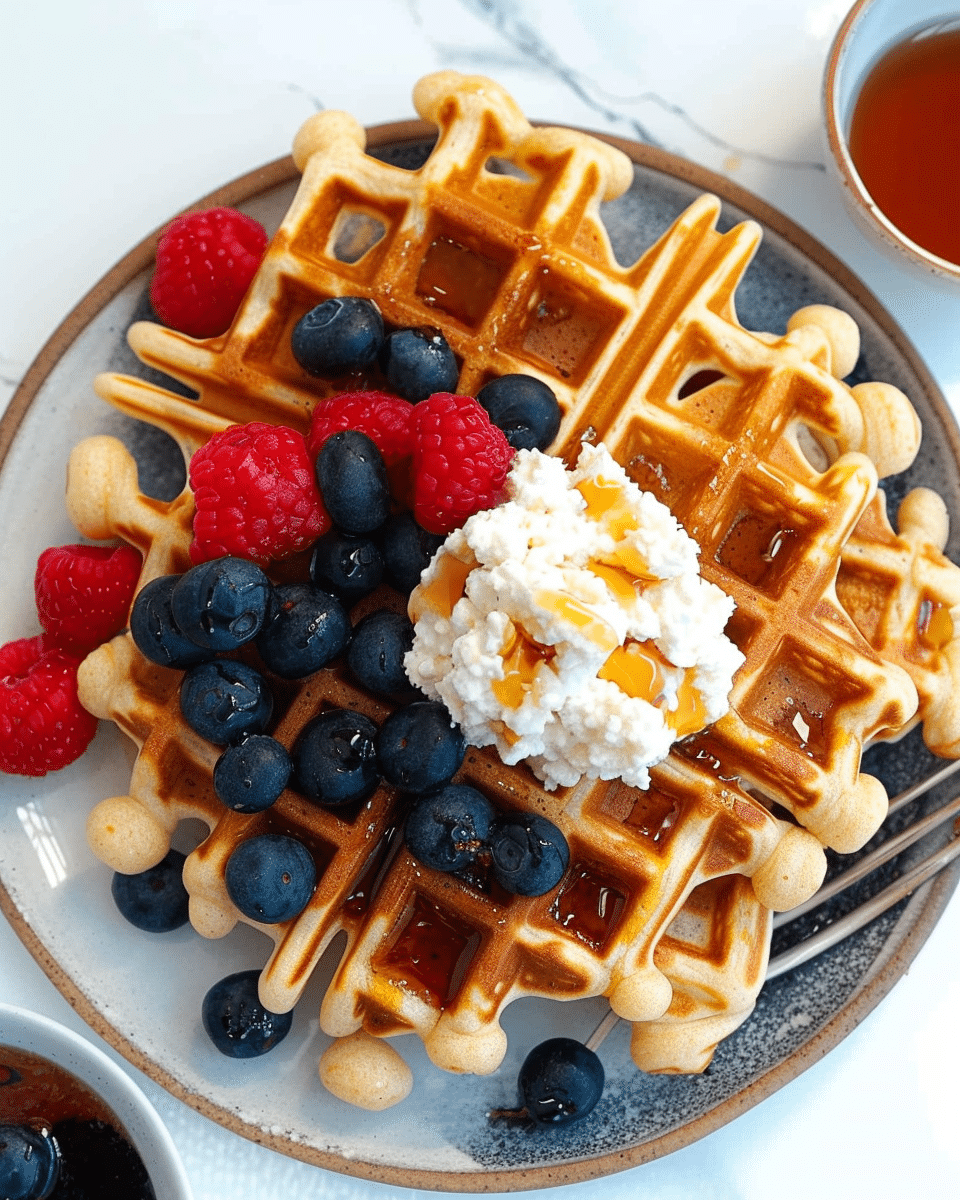 Cottage Cheese Cloud Waffles