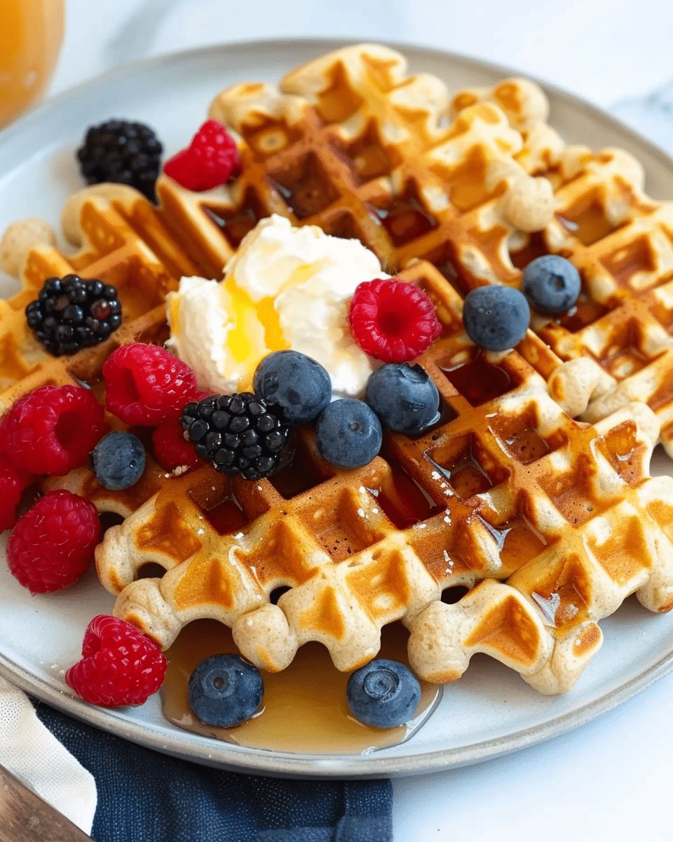 Cottage Cheese Cloud Waffles