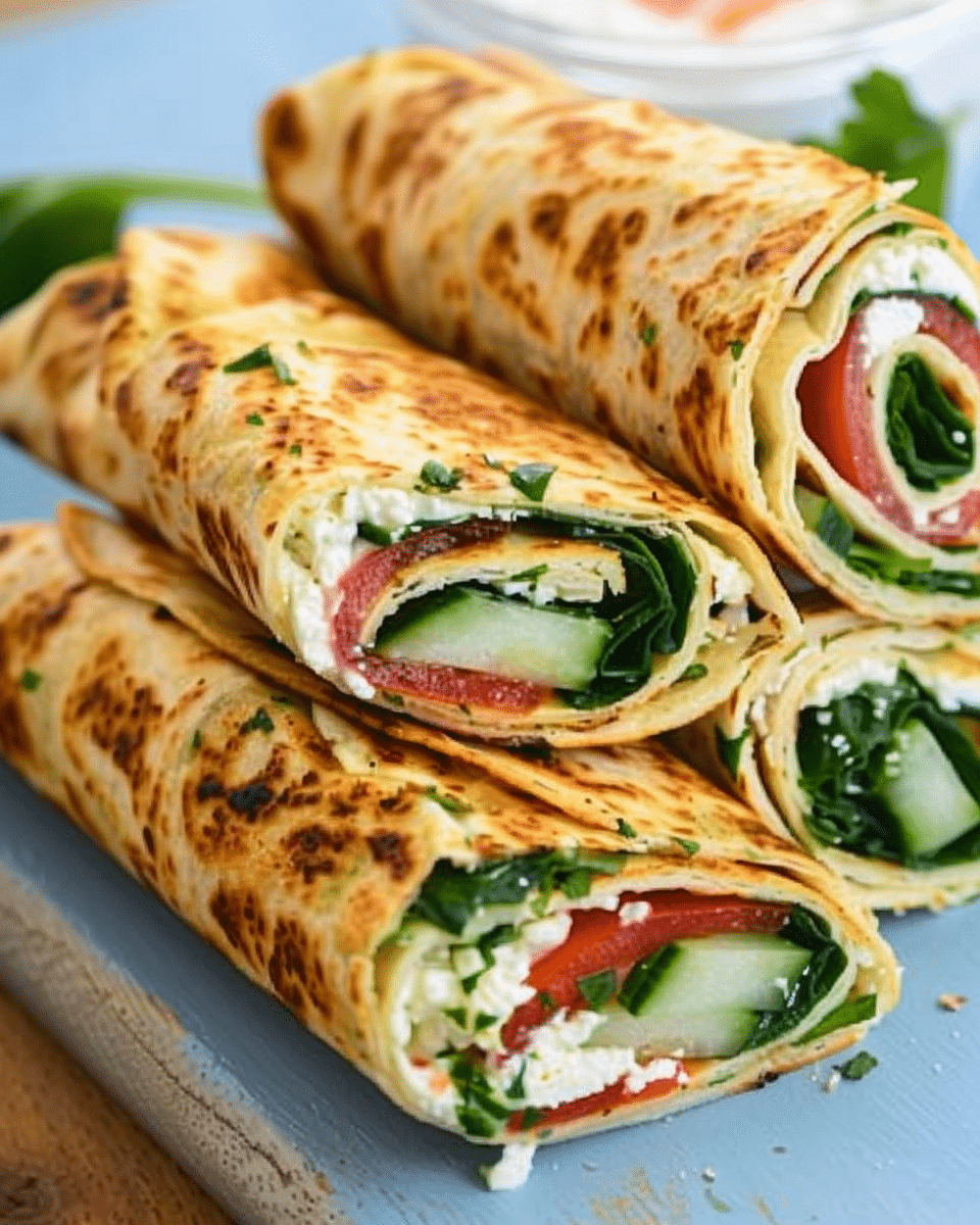 Cottage Cheese Wraps