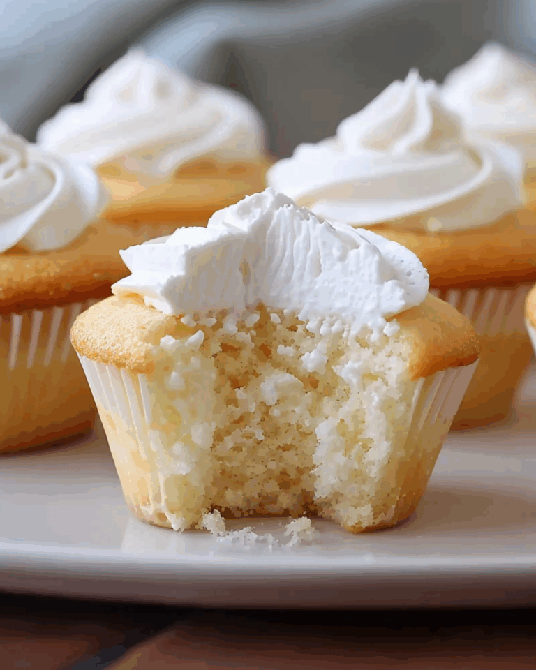 Fluffy Japanese Cotton Cheesecake Cupcakes
