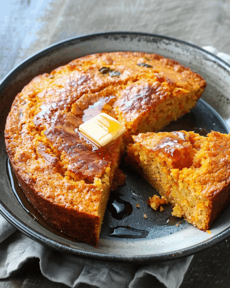 Honey Butter Sweet Potato Cornbread