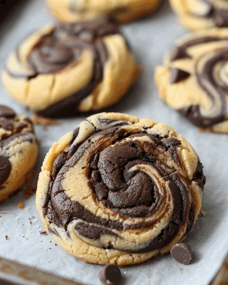 Peanut Butter Brownie Swirl Cookies