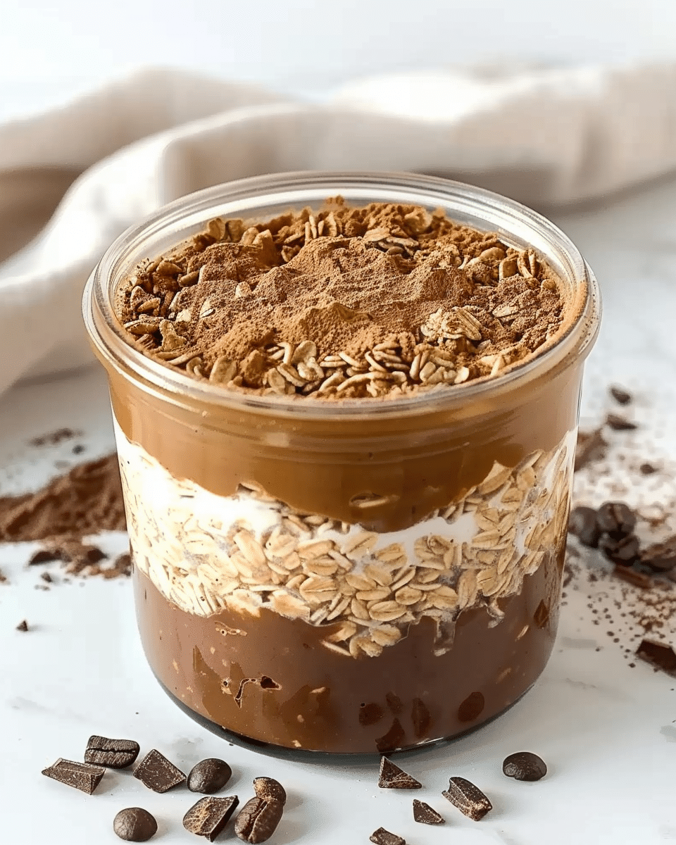 Protein Tiramisu Overnight Oats