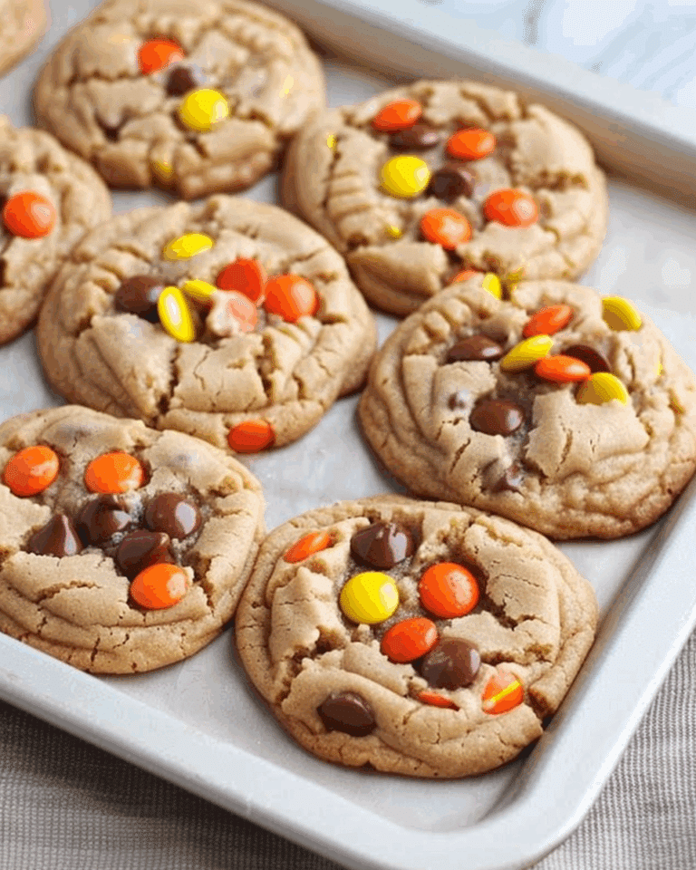 Triple Reese’s Peanut Butter Cookies