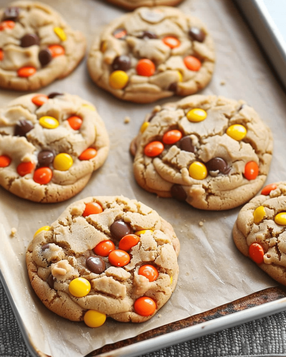 Triple Reese’s Peanut Butter Cookies