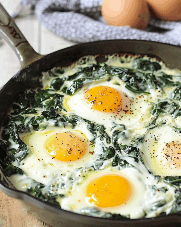 Baked Eggs Florentine