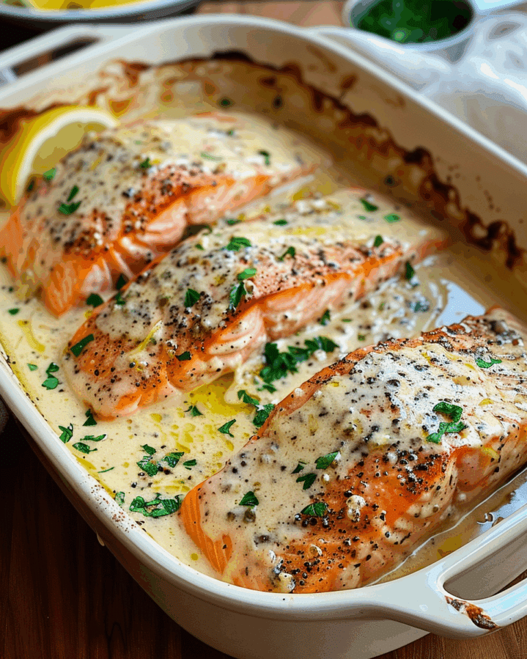 Baked Boursin Salmon