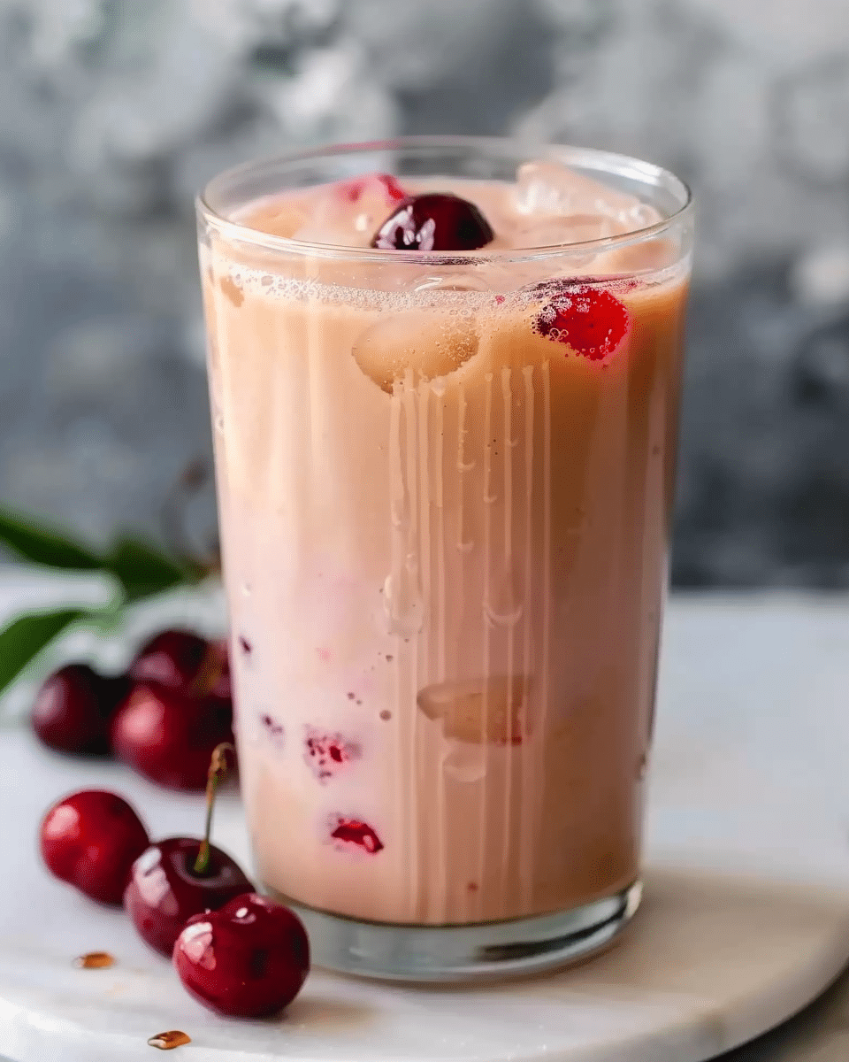 Iced Cherry Chai 