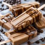Vanilla Cold Brew Coffee Popsicles