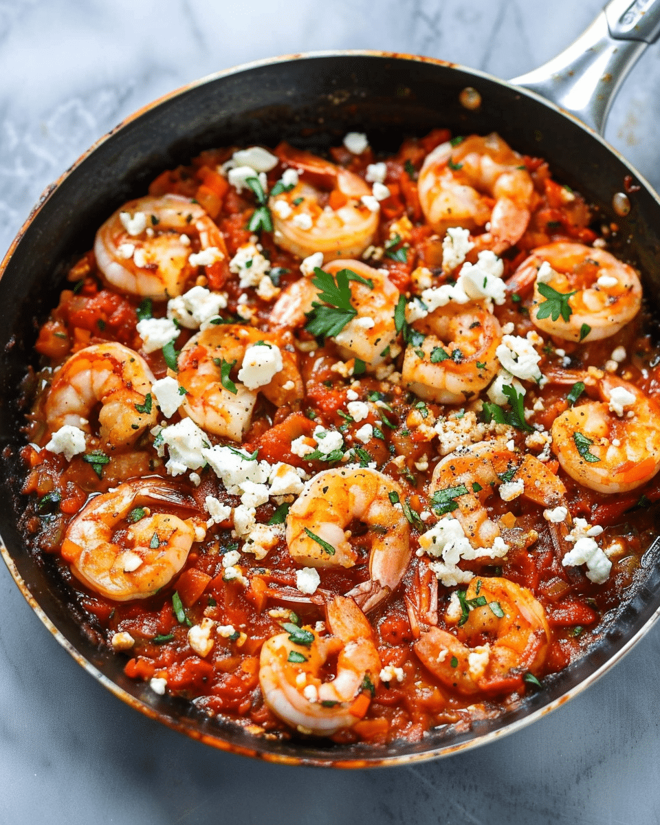 Shrimp Saganaki Recipe