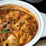 Slow Cooker Unstuffed Cabbage Rolls