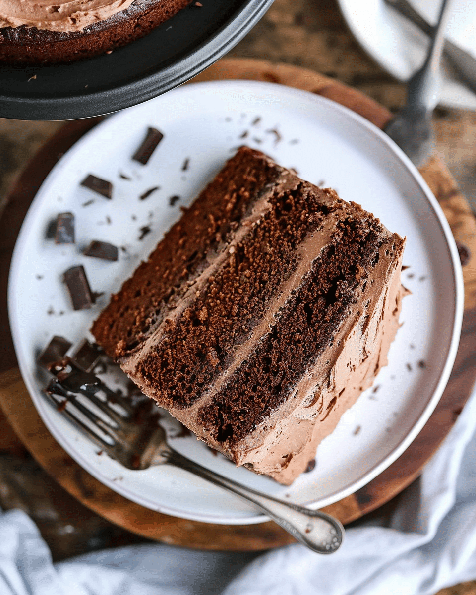 Date-Sweetened Chocolate Layer Cake