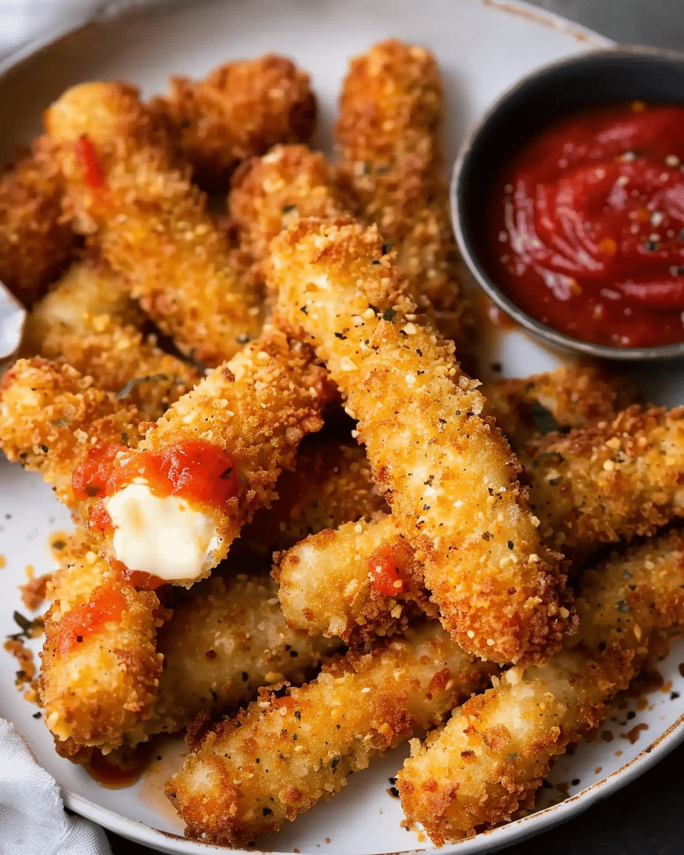 Homemade Mozzarella Sticks