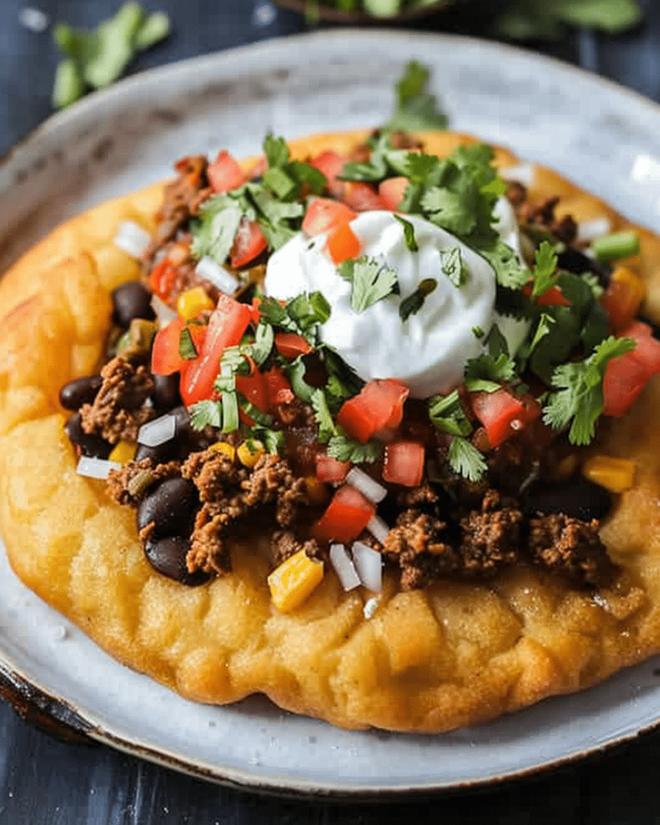 Navajo Taco Fry Bread