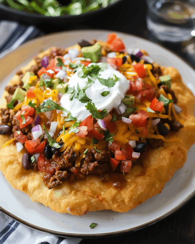 Navajo Taco Fry Bread