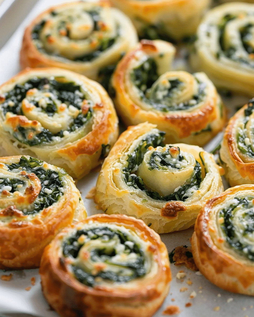 Spinach Feta Pinwheels