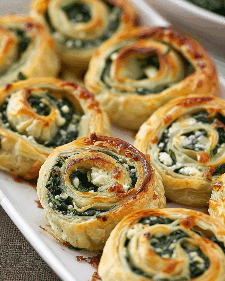 Spinach Feta Pinwheels