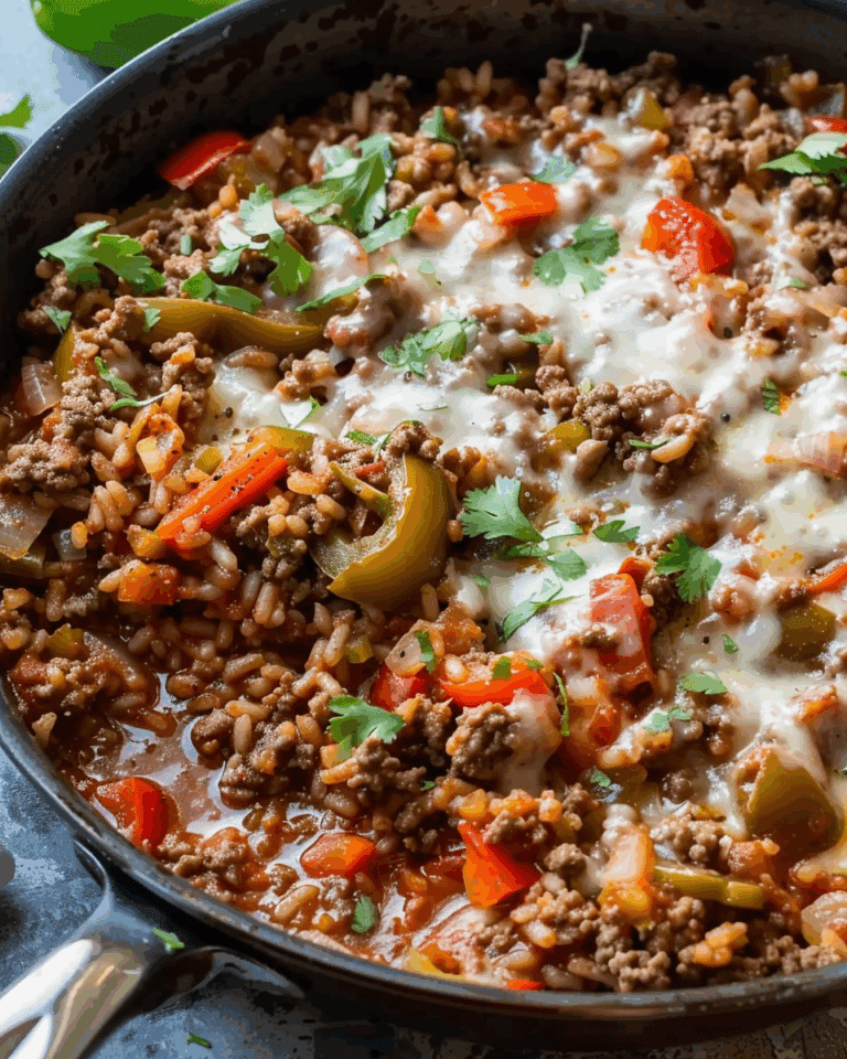 Unstuffed Peppers Skillet
