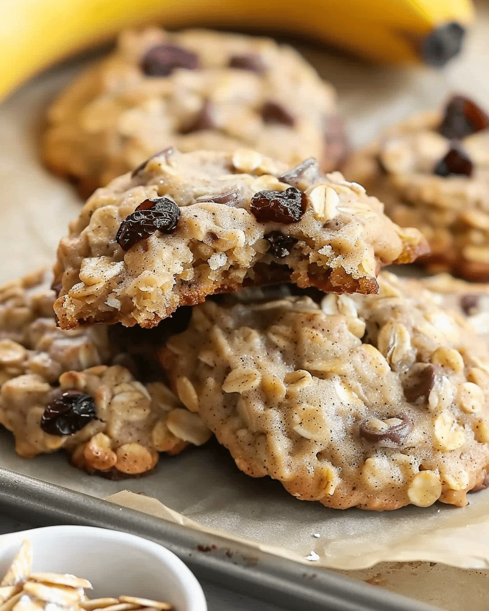 Banana Oatmeal Cookies