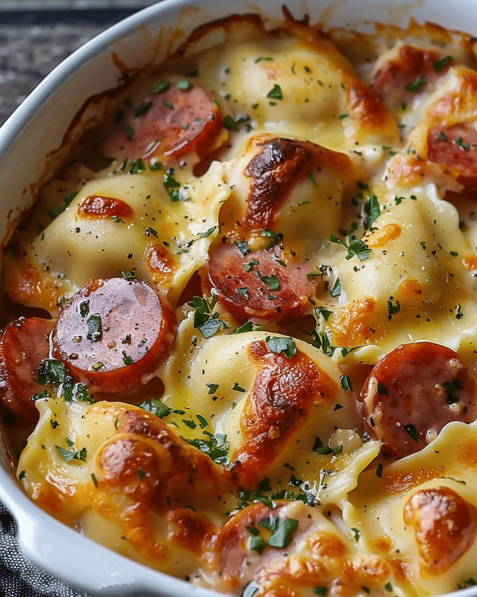 The Best Crockpot Pierogi Casserole