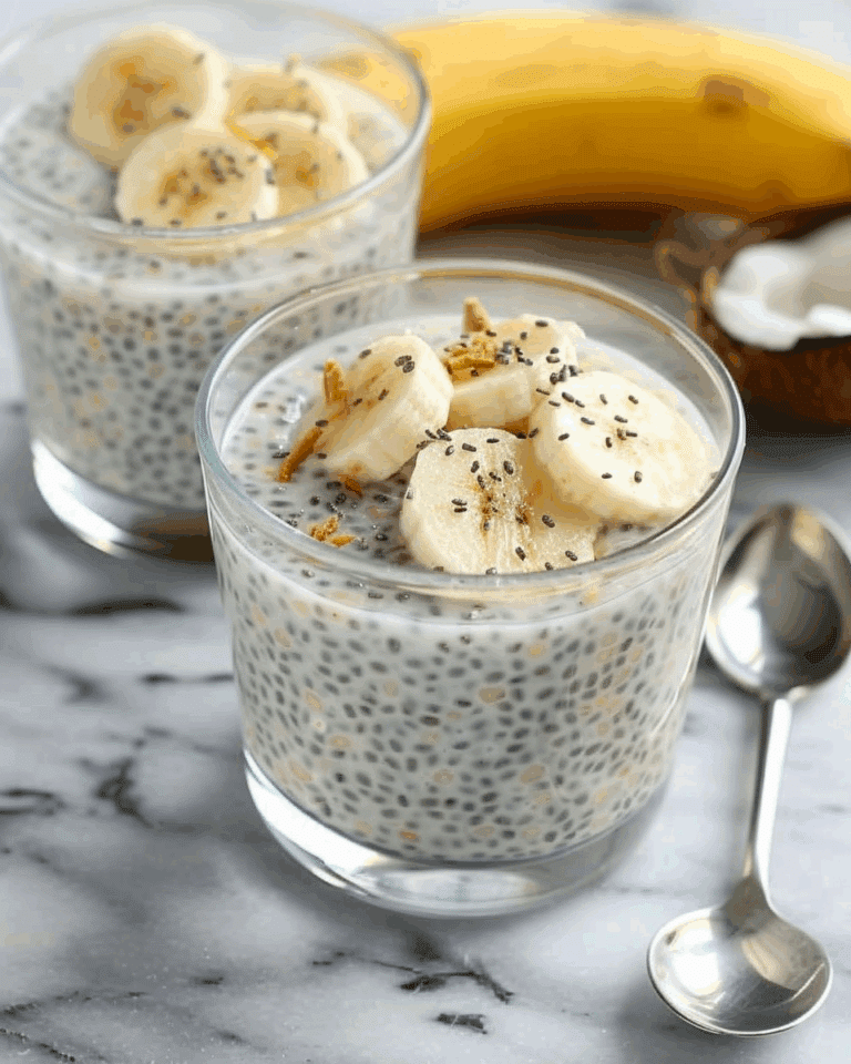 Banana Coconut Chia Pudding