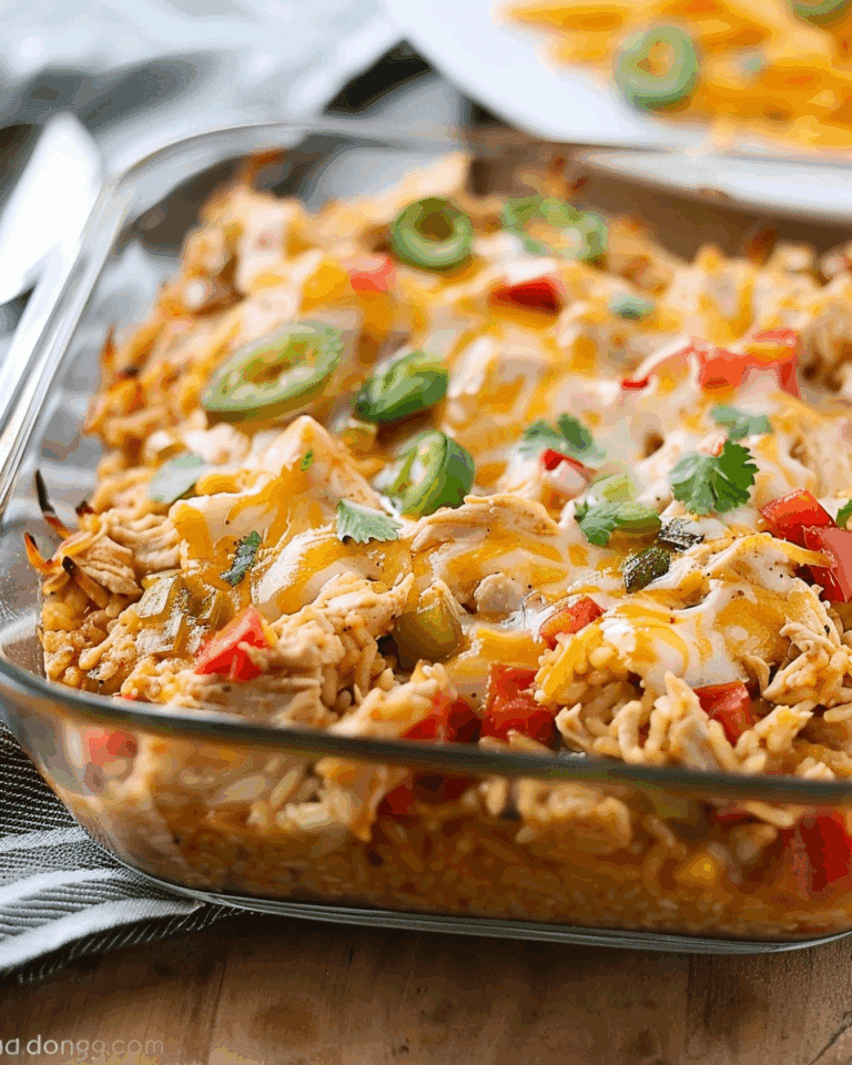Fajita Chicken Casserole
