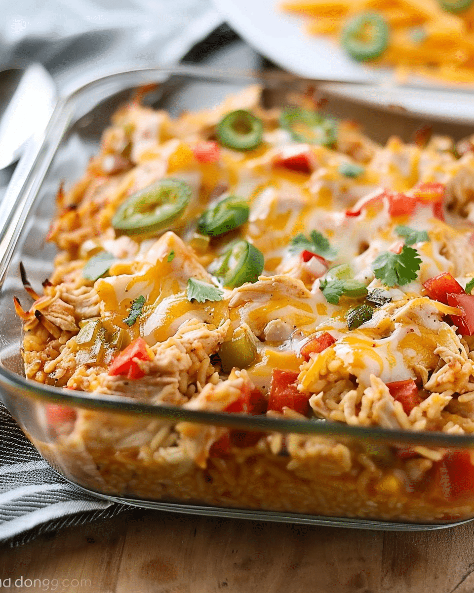 Fajita Chicken Casserole