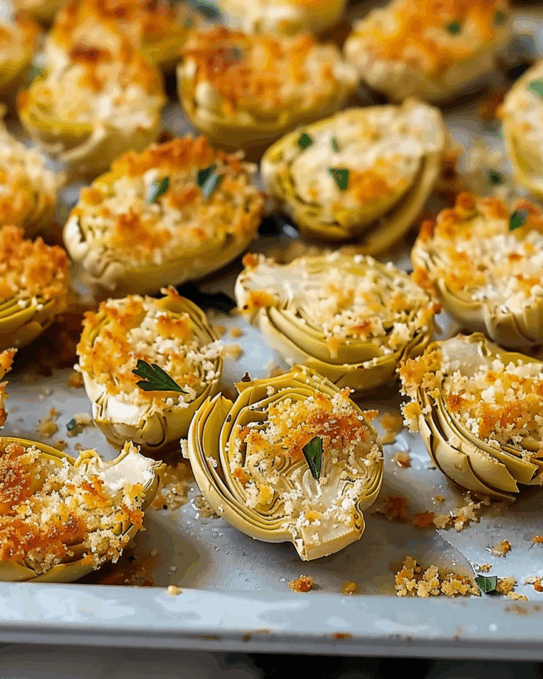 Crispy Parmesan Artichoke Hearts