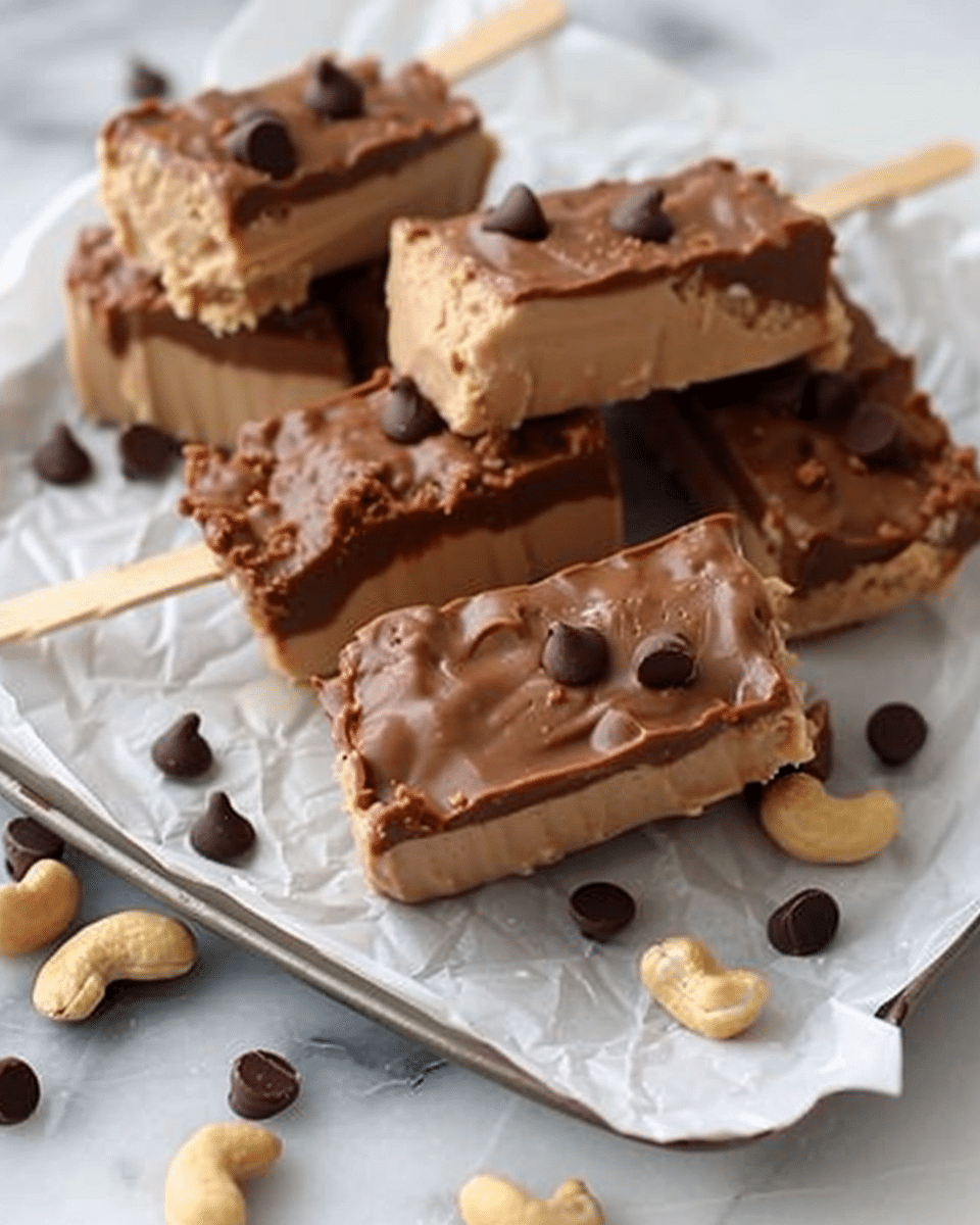 Frozen Peanut Butter Yogurt Bars