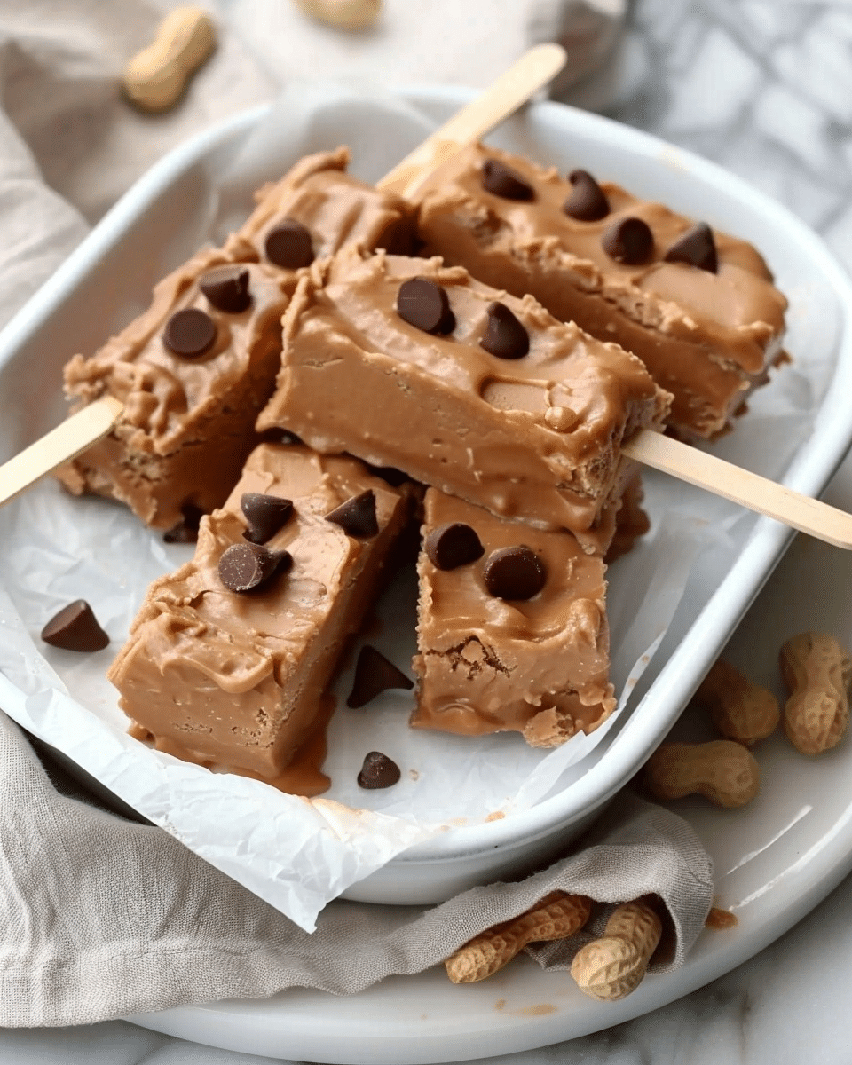 Frozen Peanut Butter Yogurt Bars