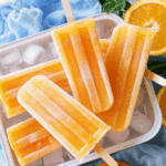 Homemade Orange Popsicles