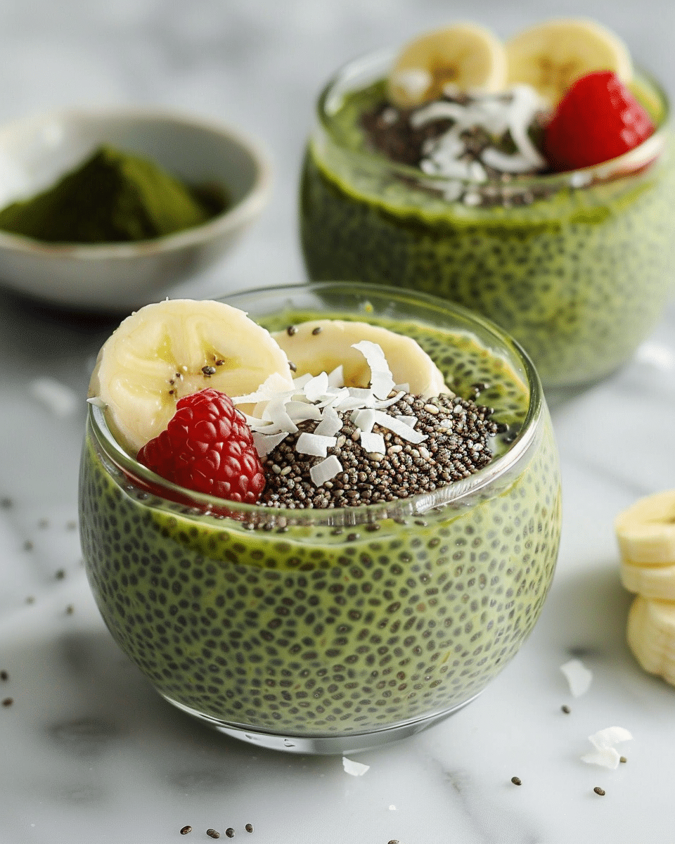Matcha Chia Pudding