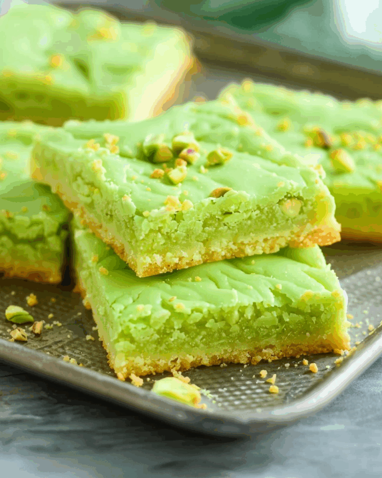 Pistachio Cookie Bars