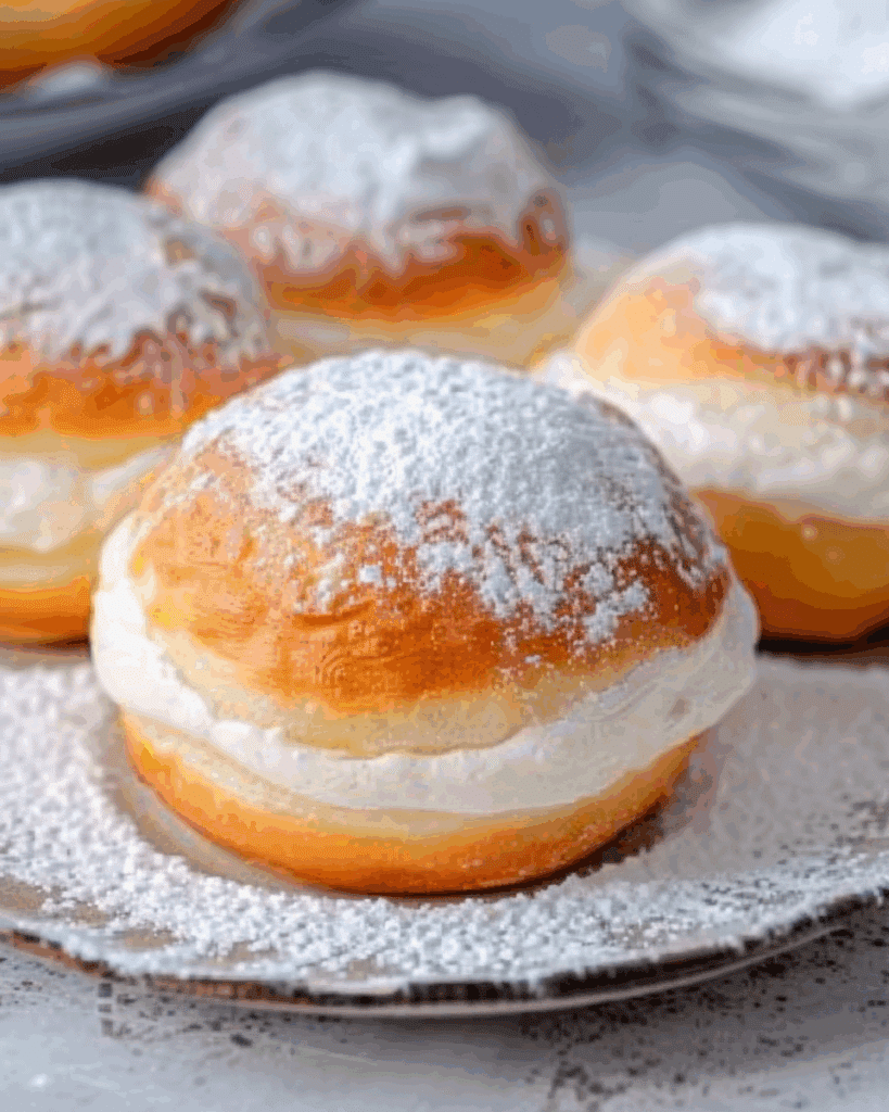 Korean Milk Cream Donut Recipe