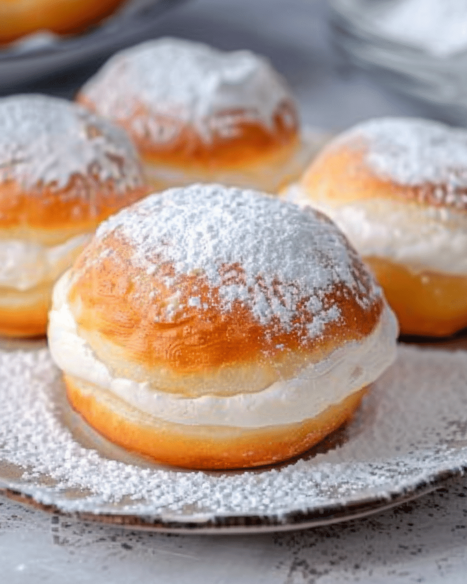 Korean Milk Cream Donut Recipe