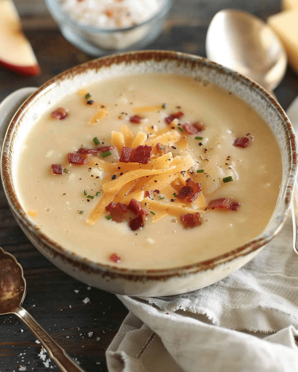 Apple Cheese Soup