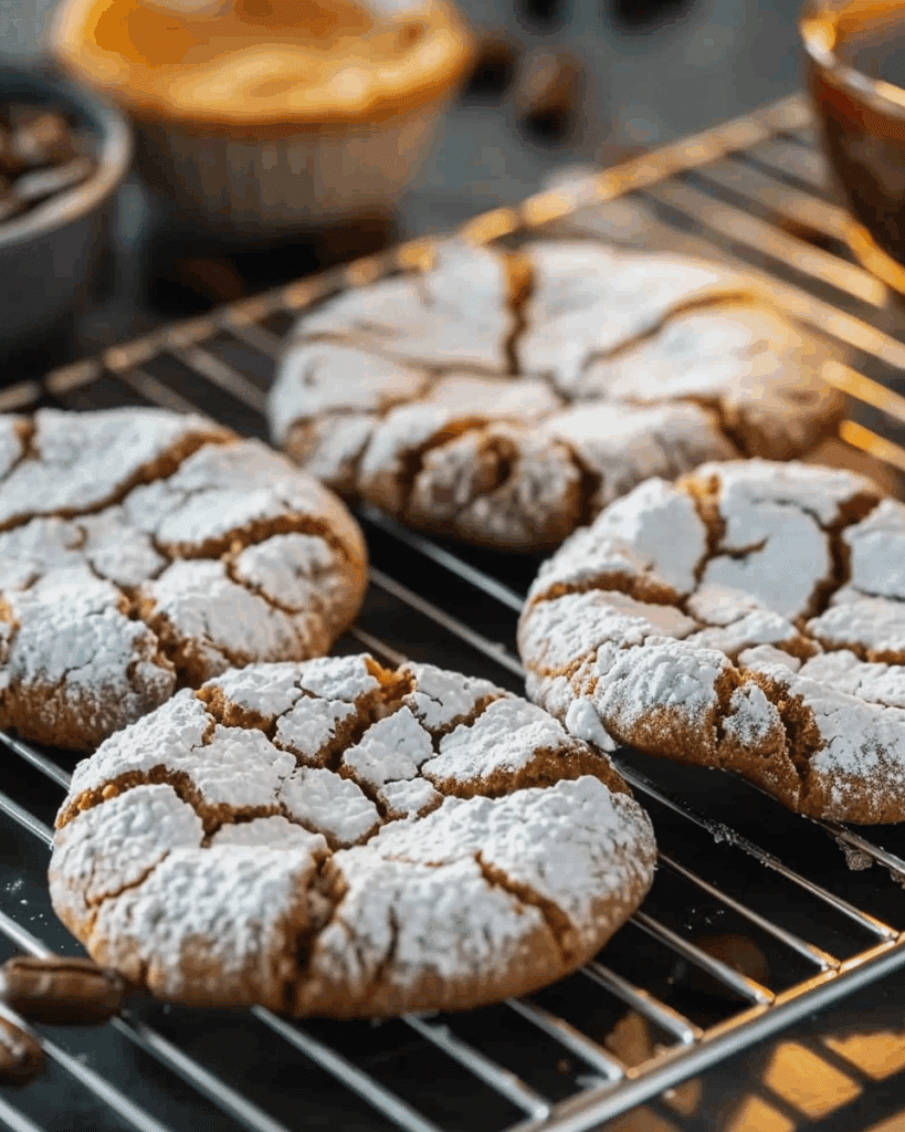 Cinnamon Coffee Crinkles