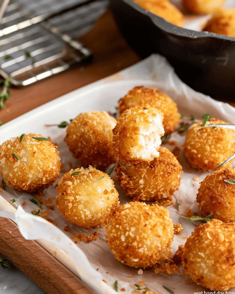 Crispy Fried Goat Cheese Balls